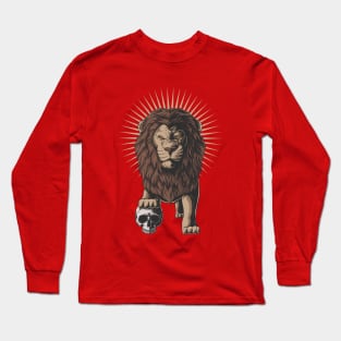 Lion body skull Long Sleeve T-Shirt